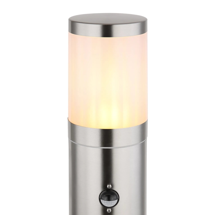 Globo - Outdoor lamp with sensor 1xE27/60W/230V 80 cm