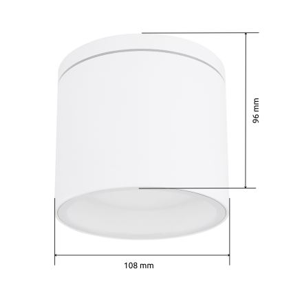 Globo - Outdoor ceiling light 1xGX53/11W/230V IP44