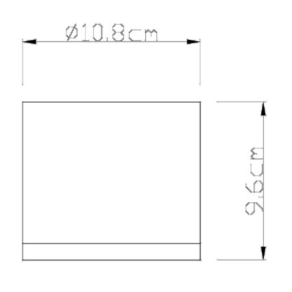Globo - Outdoor ceiling light 1xGX53/11W/230V IP44
