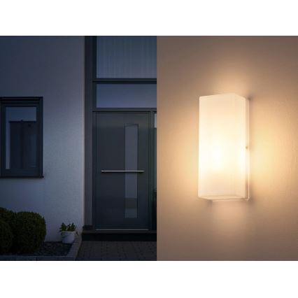 Globo - Outdoor wall light 1xE27/15W/230V IP44 white