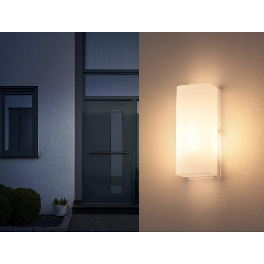 Globo - Outdoor wall light 1xE27/15W/230V IP44 white