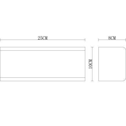 Globo - Outdoor wall light 1xE27/15W/230V IP44 white
