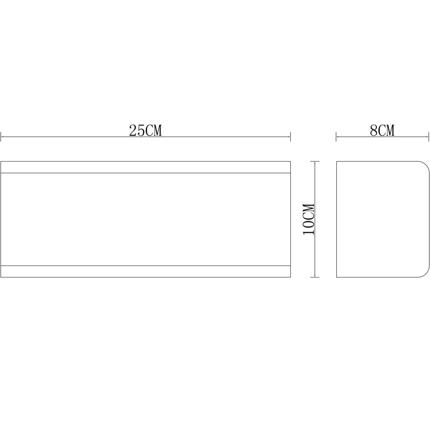 Globo - Outdoor wall light 1xE27/15W/230V IP44 white