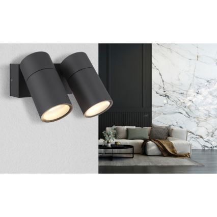 Globo - Wall spotlight 2xGU10/35W/230V