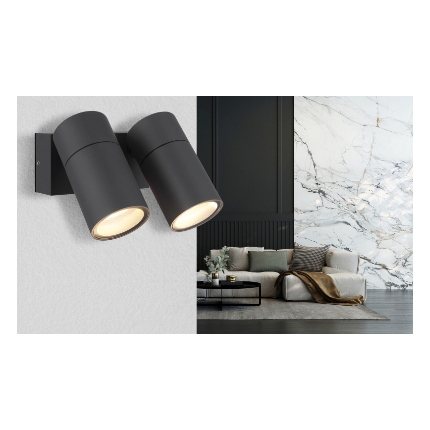 Globo - Wall spotlight 2xGU10/35W/230V
