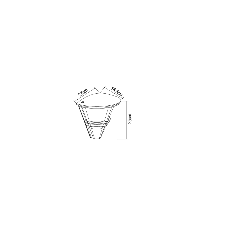 Globo 32093A - Outdoor wall light  SALLA 1xE27/60W/230V IP44