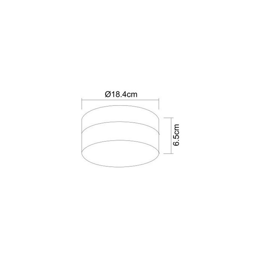 Globo - Bathroom light 1xE27/60W/230V d. 18,4 cm IP44