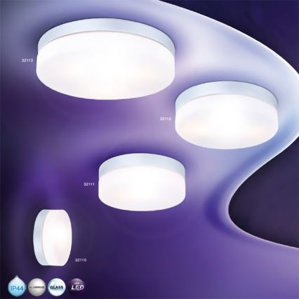 Globo - Bathroom light 2xE27/40W/230V d. 24 cm IP44