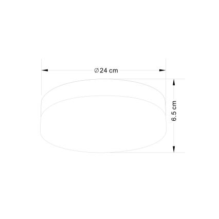 Globo - Bathroom light 2xE27/40W/230V d. 24 cm IP44
