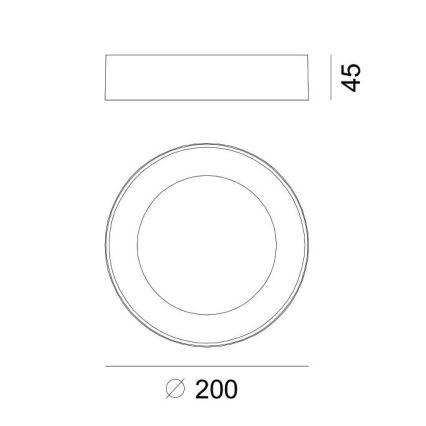 Globo - LED Outdoor ceiling light LED/12W/230V IP54