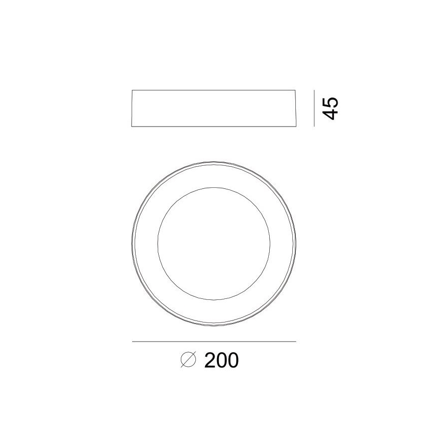Globo - LED Outdoor ceiling light LED/12W/230V IP54