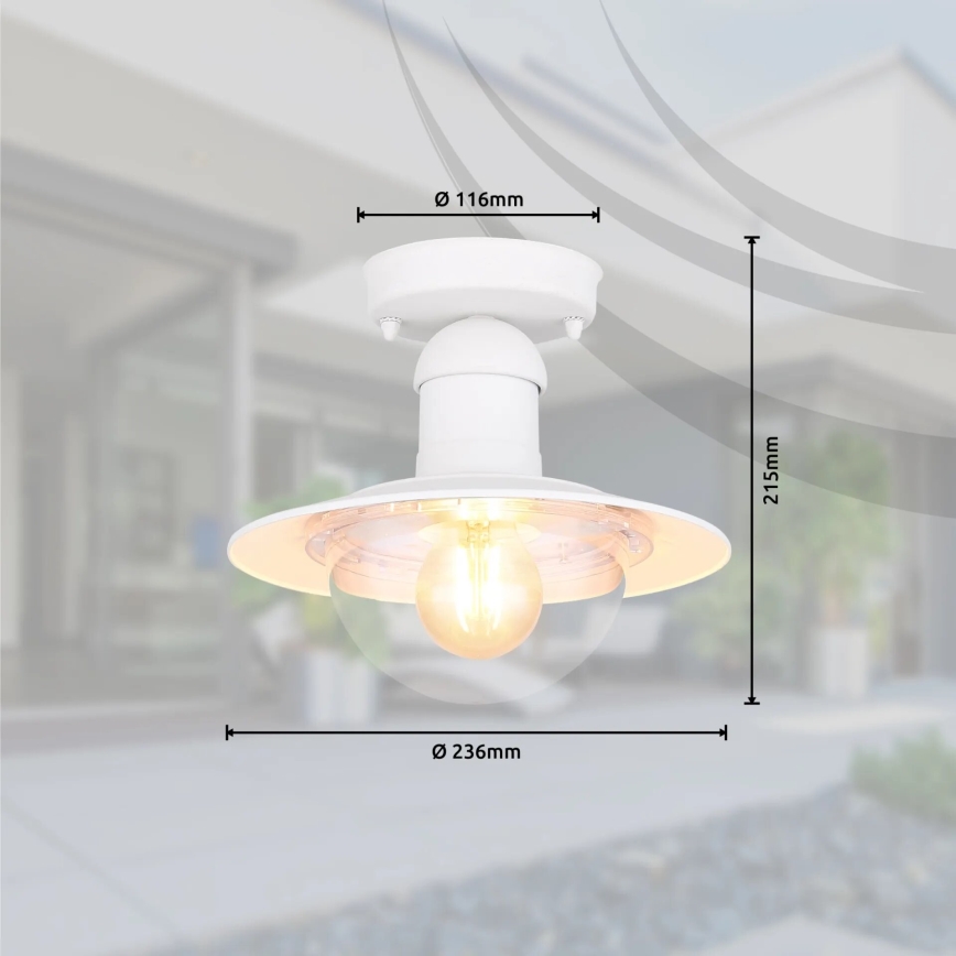 Globo 3274DW - Ceiling light LINDA 1xE27/15W/230V