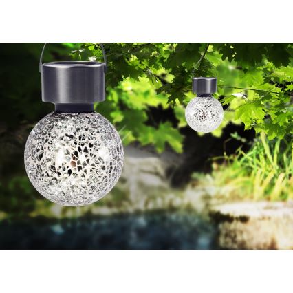 Globo 33056 - Solar LED light / 0.06 W / 3.2 V / IP44 / 400 mAh