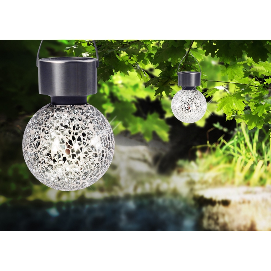 Globo 33056 - Solar LED light / 0.06 W / 3.2 V / IP44 / 400 mAh