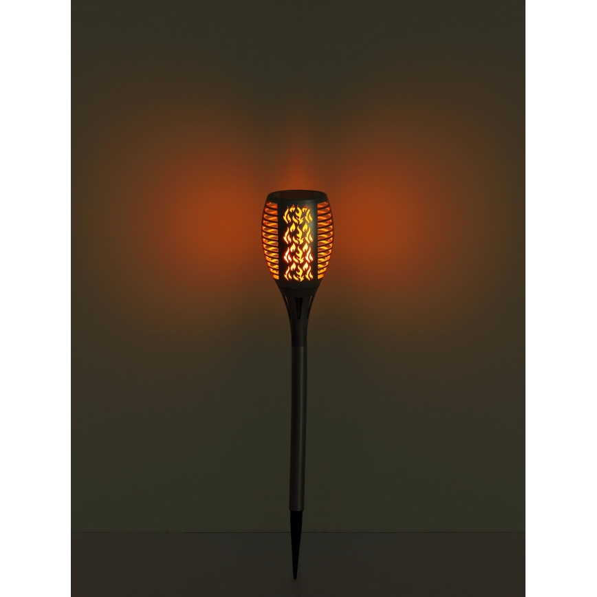 Globo - LED Solar light LED/3,6W/3V 1800K IP44 shiny chrome