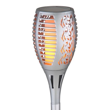 Globo - LED Solar light LED/3,6W/3V 1800K IP44 shiny chrome