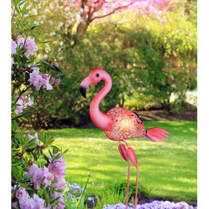 Globo - LED Solar Light LED/3V IP44 300 mAh Flamingo