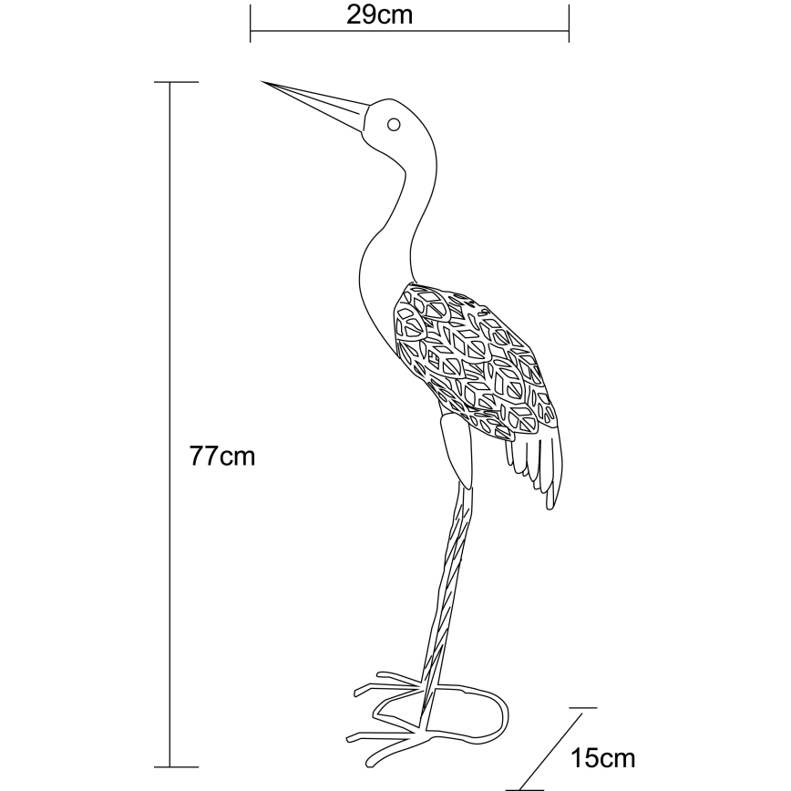 Globo - LED Solar Light LED/3V IP44 300 mAh Crane
