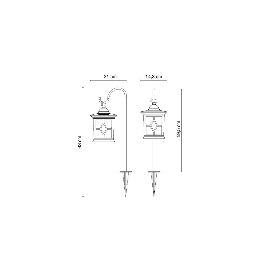 Globo - LED Solar lamp LED/0,05W/3,2V IP44