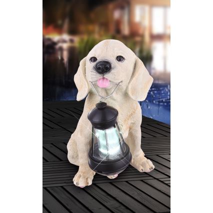Globo - LED Solar light LED/0,06W/3V dog IP44 600 mAh