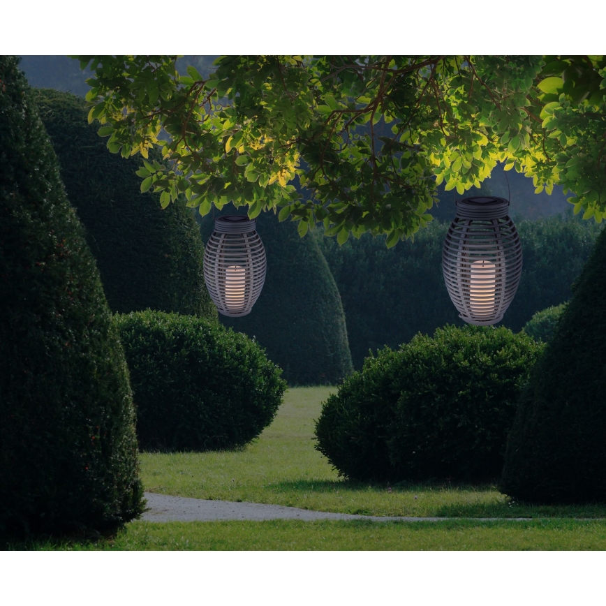 Globo - LED Solar light LED/0,06W/3,2V IP44 rattan