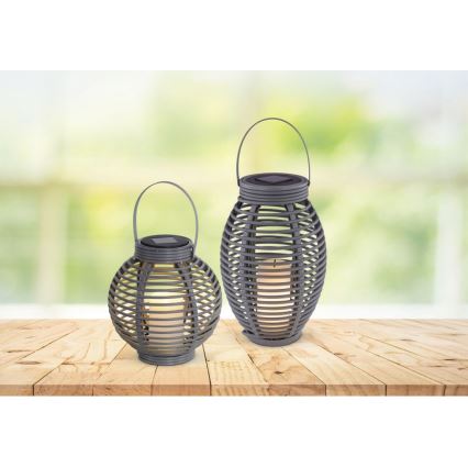 Globo - LED Solar light LED/0,06W/3,2V IP44 rattan