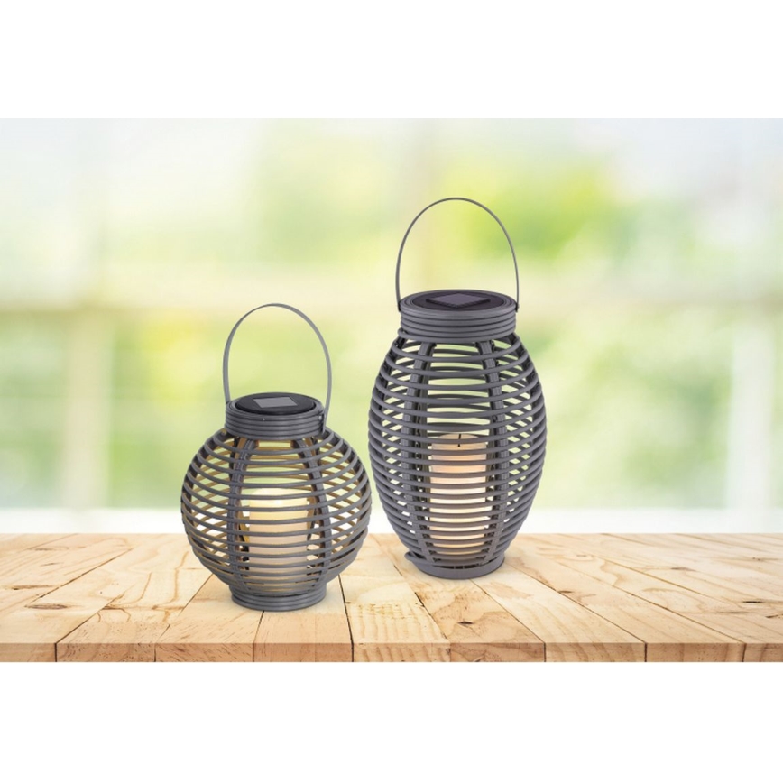 Globo - LED Solar light LED/0,06W/3,2V IP44 rattan