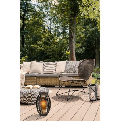 Globo - LED Solar light LED/0,06W/3,2V IP44 rattan