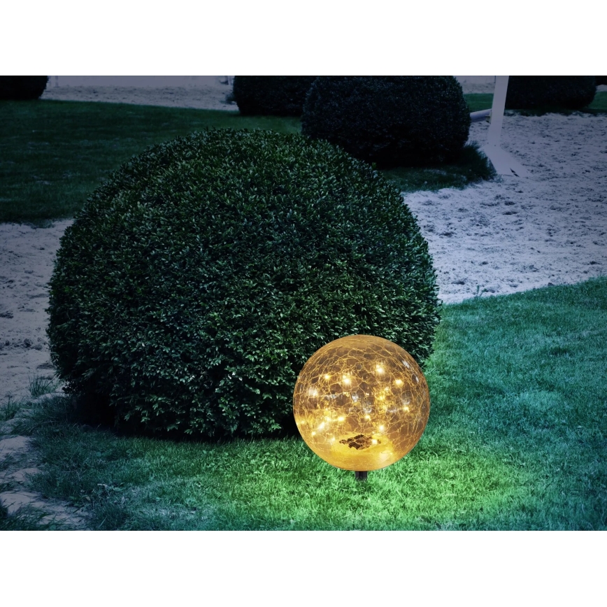 Globo - LED Solar lamp 20xLED/0,06W/3,2V d. 19,5 cm IP44
