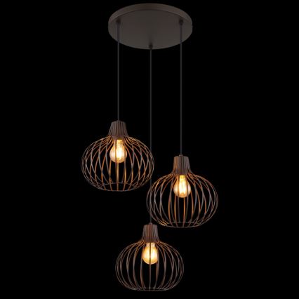 Globo - Cable-hung pendant light 3xE27/40W/230V
