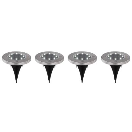 Globo - SET 4x LED Solar light LED/0,1W/3V IP44 300 mAh