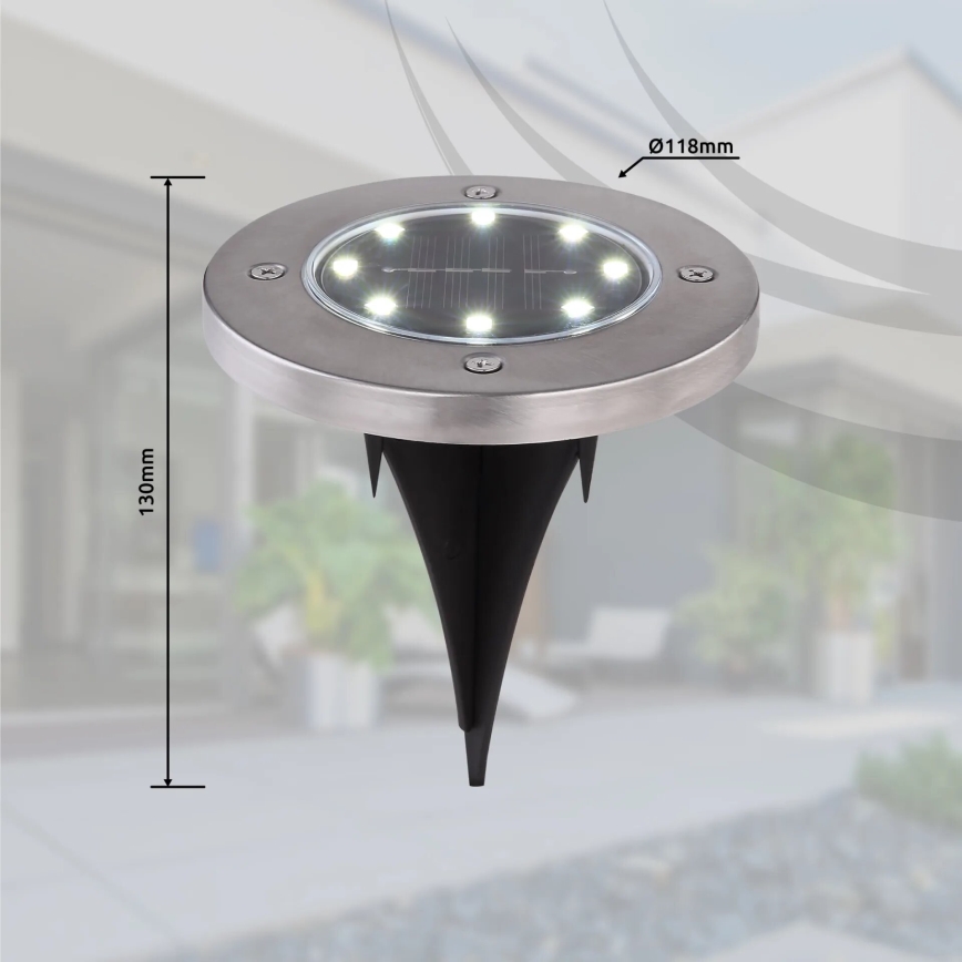 Globo - SET 4x LED Solar light LED/0,1W/3V IP44 300 mAh