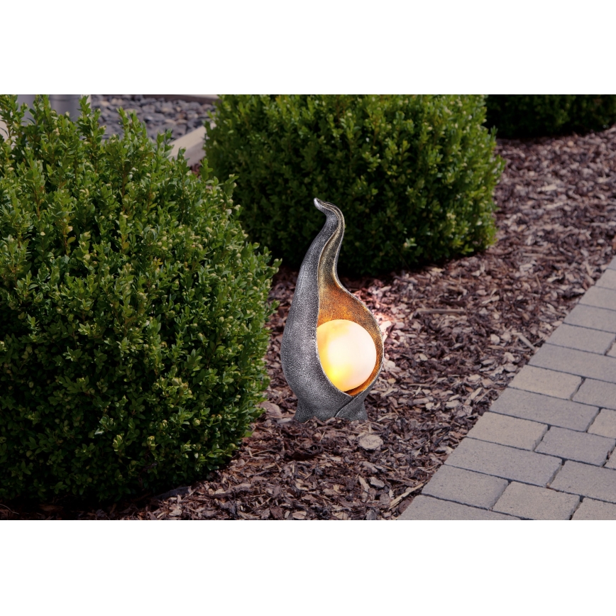 Globo - LED Solar light LED/2,16W/3V 3000K IP44 silver