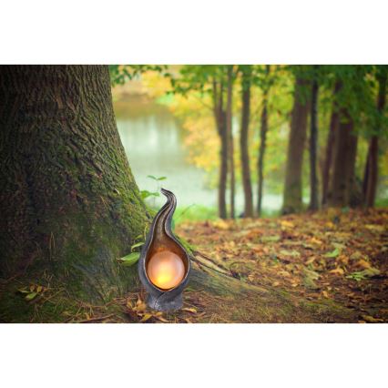 Globo - LED Solar light LED/2,16W/3V 3000K IP44 silver