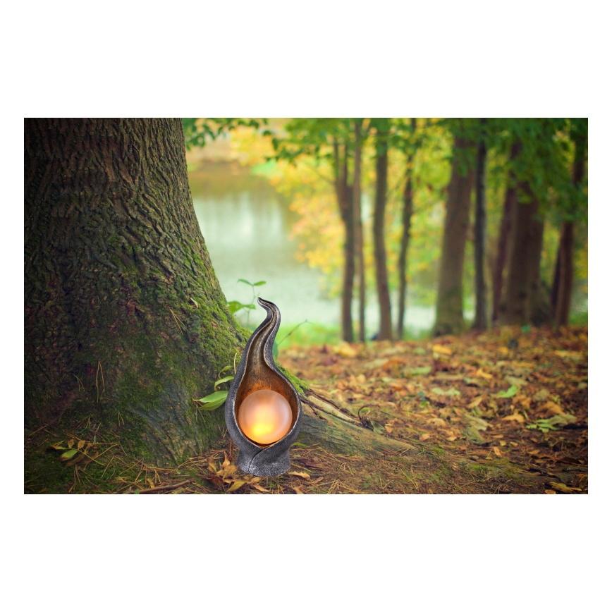 Globo - LED Solar light LED/2,16W/3V 3000K IP44 silver