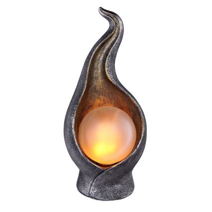 Globo - LED Solar light LED/2,16W/3V 3000K IP44 silver