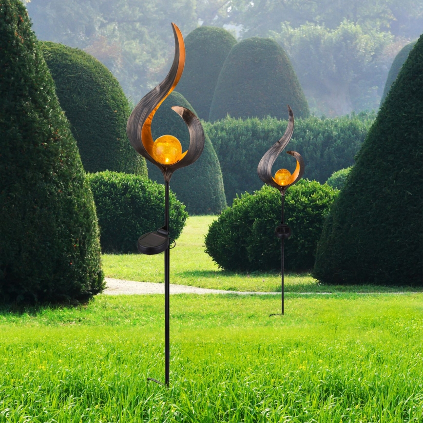 Globo - LED Solar light LED/0,02W/3V 600mAh IP44 bronze