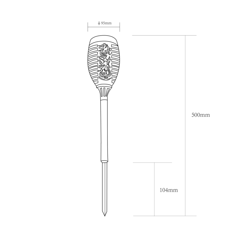 Globo - SET 2x LED Solar lamp LED/0,1W/3V IP44