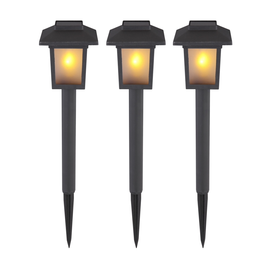 Globo - SET 3x LED Solar lamp 3xLED/1,2V IP44
