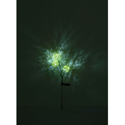 Globo  - LED Solar light 3xLED/0,06W/3V 5000K IP44 yellow