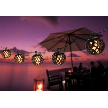 Globo - LED Solar decorative chain 98xLED/0,1W/3V 410 cm IP44 600 mAh
