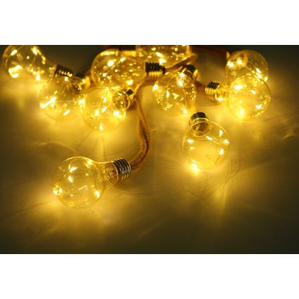 Globo - LED Solar decorative chain 50xLED/0,06W/3,2V 570 cm IP44