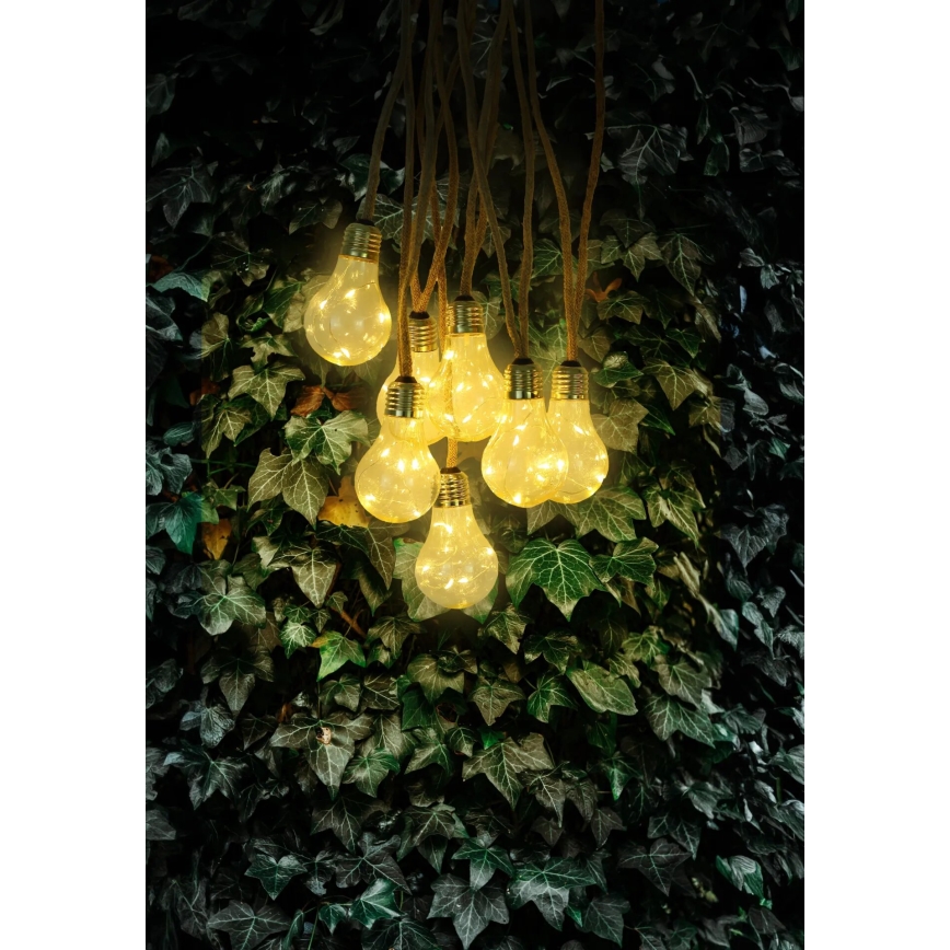 Globo - LED Solar decorative chain 50xLED/0,06W/3,2V 570 cm IP44