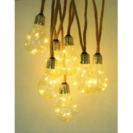 Globo - LED Solar decorative chain 50xLED/0,06W/3,2V 570 cm IP44