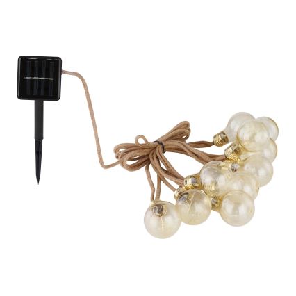 Globo - LED Solar decorative chain 50xLED/0,06W/3,2V 570 cm IP44