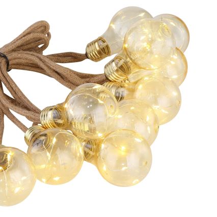 Globo - LED Solar decorative chain 50xLED/0,06W/3,2V 570 cm IP44