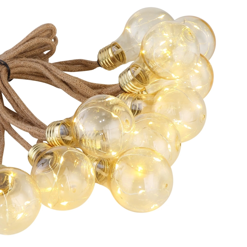 Globo - LED Solar decorative chain 50xLED/0,06W/3,2V 570 cm IP44