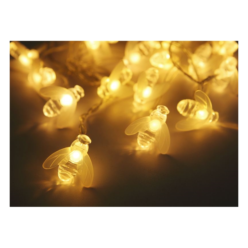 Globo - LED Solar chain 20xLED/0,06W/3V IP44