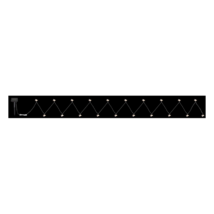 Globo - LED Solar chain 20xLED/0,06W/3V IP44