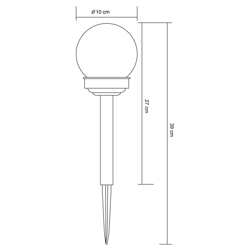 Globo 33699-12 - LED Solar lamp LED/1,2V IP44
